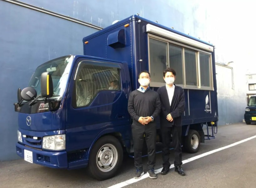 愛知県春日井市の株式会社トワ・フレール・シバタ・ジャパン様の「フレンチトースト」キッチンカー