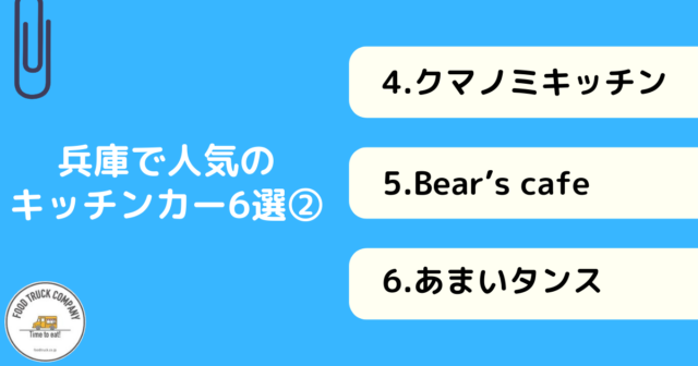 兵庫県で人気のキッチンカー6選