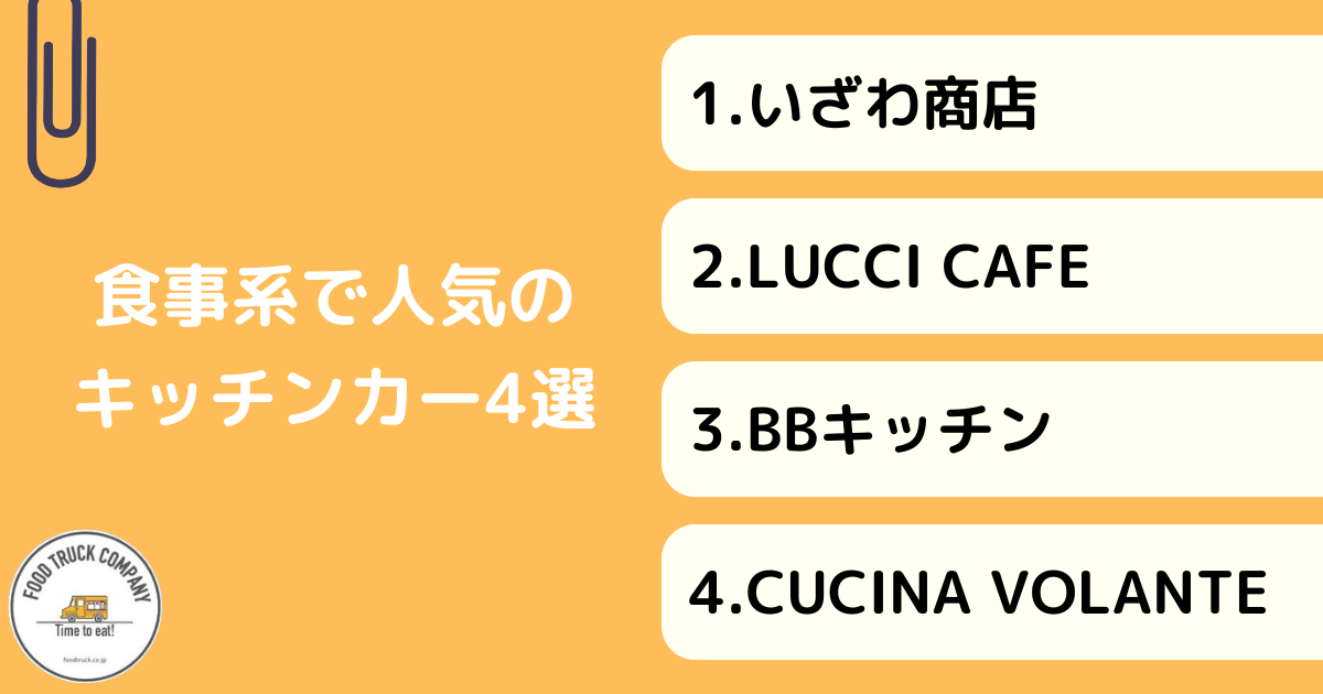 【食事系】石川県（金沢市）で人気のキッチンカー4選