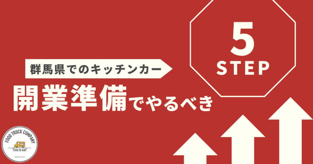 4.群馬県（高崎）でのキッチンカー開業準備を推進
