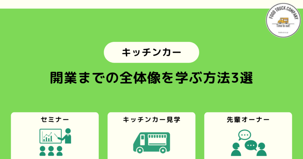 2.静岡県でのキッチンカー開業までの全体像を理解する