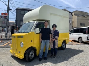 千葉県我孫子市の高旗様の「クレープ」のキッチンカーを製作しました。
