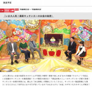 NHKの有吉のお金発見 突撃カネオくん！キッチンカー特集