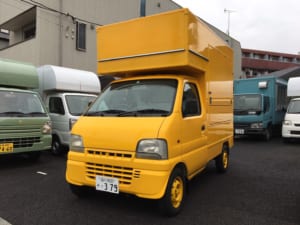 【軽トラ】SUZUKI/キャリイ 素敵なイエローのキッチンカー販売中