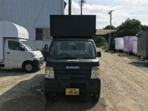 【店頭在庫】第二弾!SUZUKI/キャリイ 即納できるマットブラックのキッチンカー