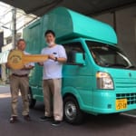 千葉県野田市の有限会社田代新聞店様の「ハムチーズホットサンド」キッチンカーを製作しました。