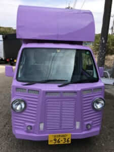 【軽トラ】SUZUKI/キャリイ パープルのキッチンカー