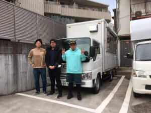 東京都北区のS.pace株式会社様のキッチンカー（移動販売車）を製作しました。