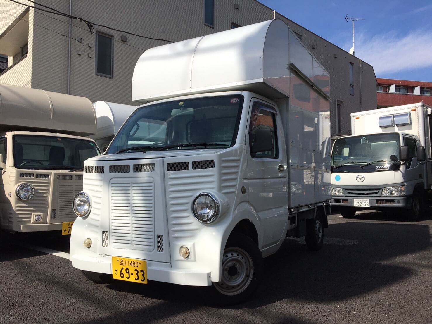 軽トラ 中古のsuzuki キャリイ のキッチンカー 移動販売車 キッチンカー の製作 フードトラックカンパニー 公式