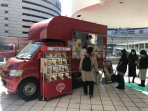 神奈川県横浜市の「京浜商事株式会社様」の「マリオンクレープ」キッチンカーを製作しました。