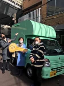 東京都渋谷区の合同会社おこめどき様の「ライスバーガー」キッチンカーを製作しました。