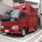 【1.5トン】MAZDAの赤い中古キッチンカー