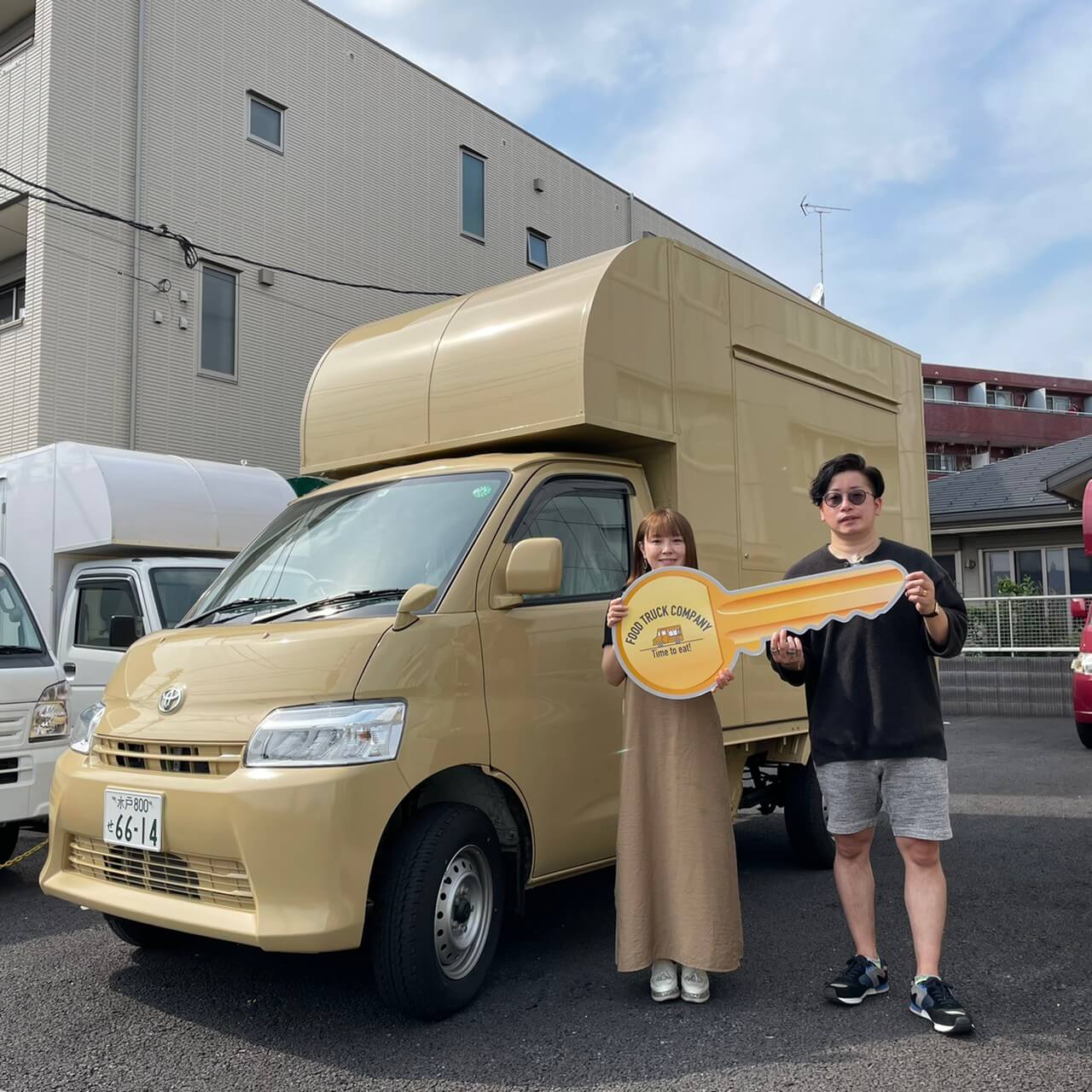 茨城県水戸市福田善枝様の「お弁当」のキッチンカーを作成させて 