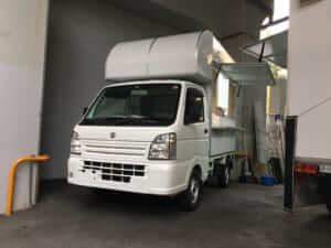 店頭在庫2【軽トラック】SUZUKI/キャリイのキッチンカー（即納可）
