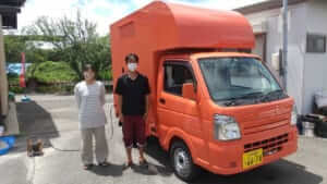 愛知県高浜市DOLCETTO Shusha様のクロッフルのキッチンカーを製作させていただきました。