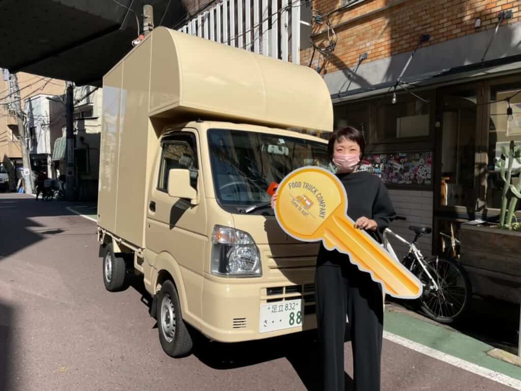 移動販売、テイクアウト調理台