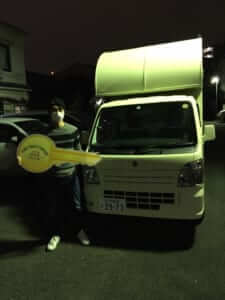 大阪市中央区　Caffe Bar ICHIBu（カッフェ バール イチブ）様のキッチンカーを製作させていただきました。