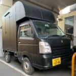 【軽トラック】SUZUKI/キャリイのマットブラックな中古キッチンカー