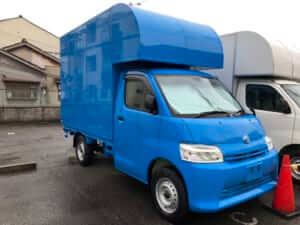 大人気★新車★【1トン】TOYOTA/タウンエーストラックの「キッチンボックス1000」（外装色：リバーブルー）