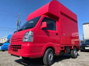 ★新車★【キャリイトラック】SUZUKI/キャリイトラック「キッチンボックス453」（外装色：カーミン）