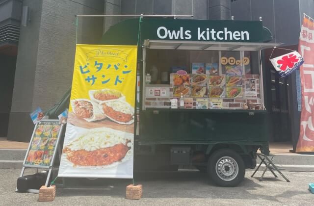 Owls kitchen様の出店風景