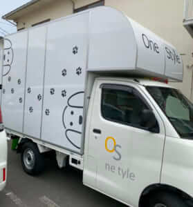 大阪府茨木市の「OneStyle」様のキッチンカーを製作させていただきました。