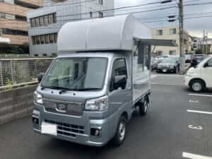 ほぼ未使用！の中古キッチンカー「お買い得なキッチンボックス453」200Lタンク、ダイハツハイゼット