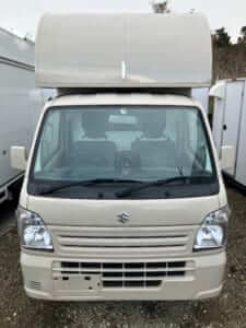 スズキキャリイ/塗装済みのキッチンカー「キッチンボックス453」（200Lタンク）