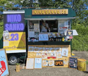 岡山県倉敷市「niko sanko.23」様のキッチンカーを製作させていただきました