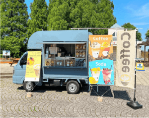 埼玉県熊谷市の「LP café」様のキッチンカーを製作させていただきました。