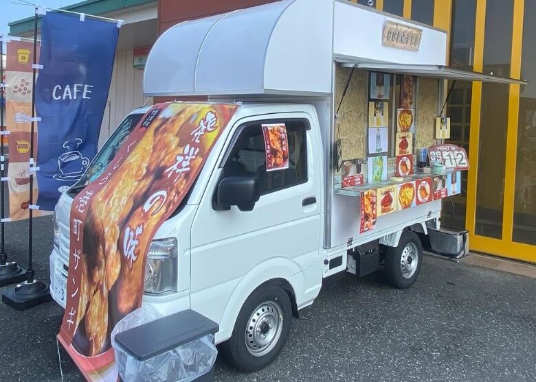 【ロロ】移動式屋台　キッチンカー【ホワイト】 ロロ】移動式屋台 キッチンカー【ホワイト】 ロロ】移動式屋台