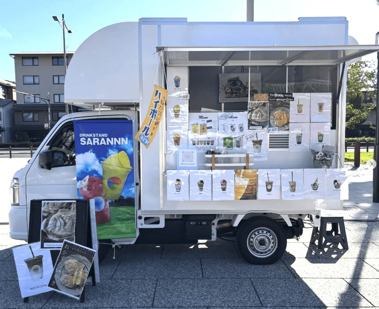 京都府宇治市「DRINK STAND SARANNN」様のキッチンカーを製作させて