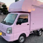 群馬県邑楽郡邑楽町「crepe Babun」様のキッチンカーを製作させていただきました