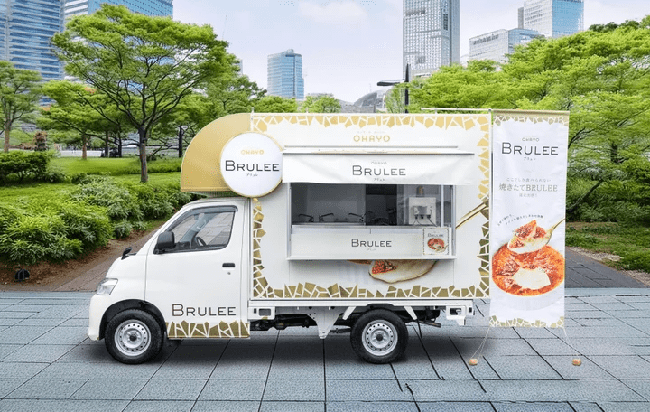 オハヨー乳業様へ製作したキッチンカー（移動販売車）