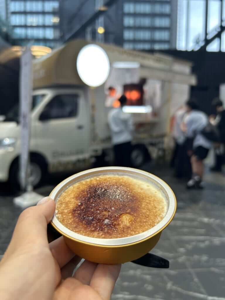 オハヨー乳業のブリュレ