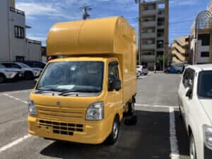 【名古屋展示】SUZUKI/キャリイトラックイエローのキッチンカー