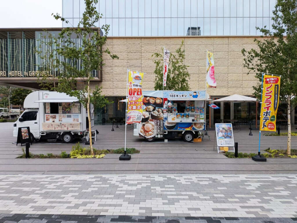 札幌ホテル by グランベル、キッチンカー出店を開始 サツエキイーストのにぎわい創出を目指す
